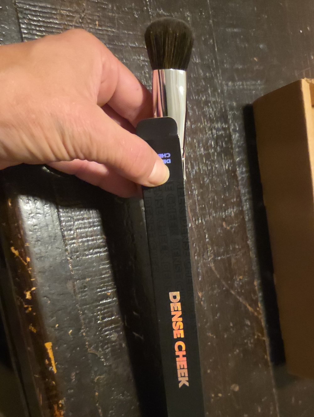 Dense Cheek Makeup Brush - Black NIB